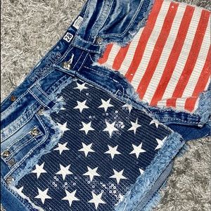 American flag miss me shorts size 28🇺🇸